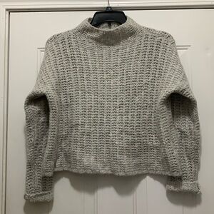 Aerie wool/alpaca blend oversized gray size XS sweater